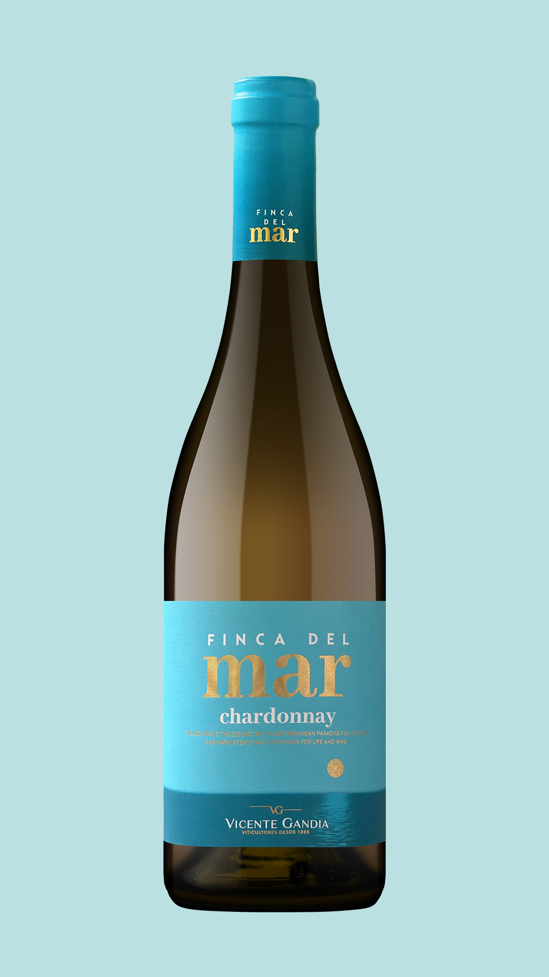 botella finca del mar chardonnay