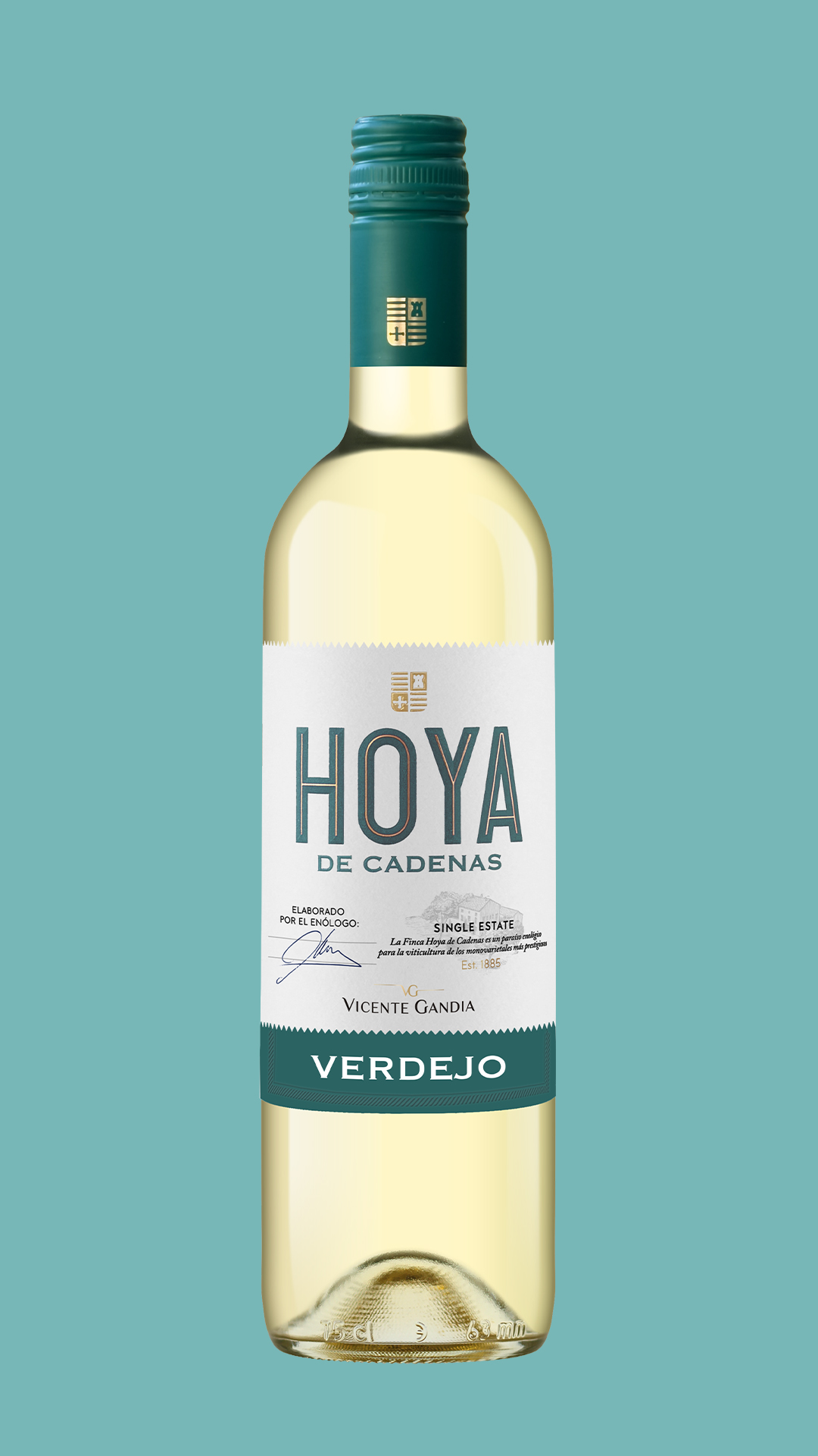 botella hoya de cadenas verdejo