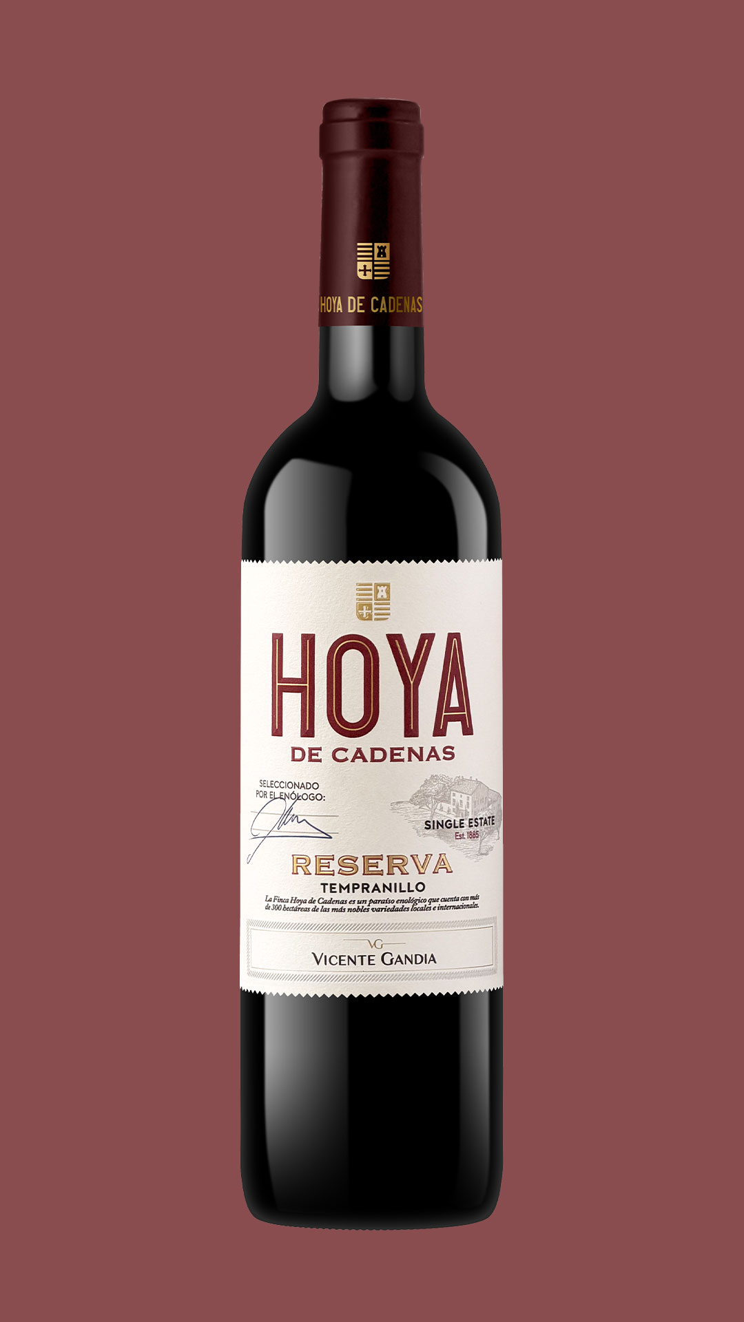 hoya de cadenas reserva tempranillo