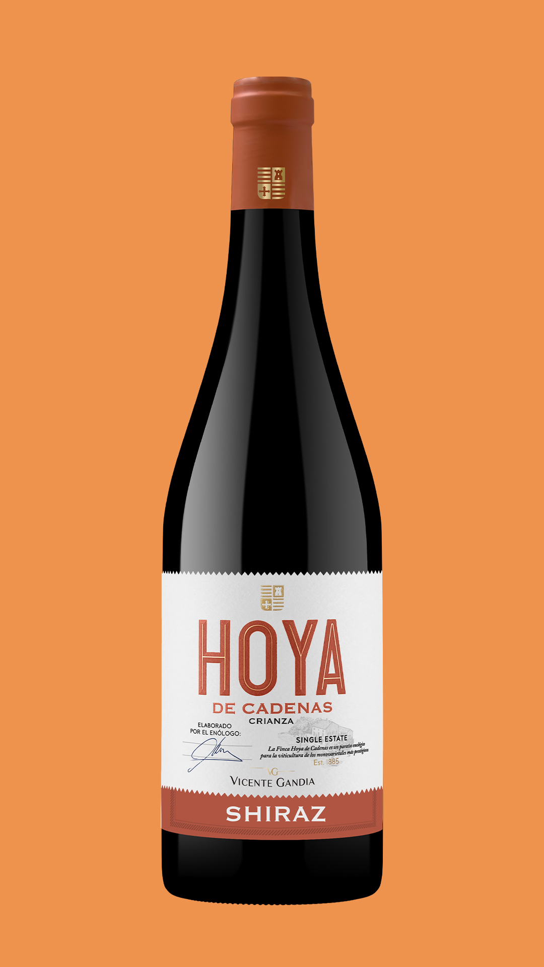 botella hoya de cadenas shiraz