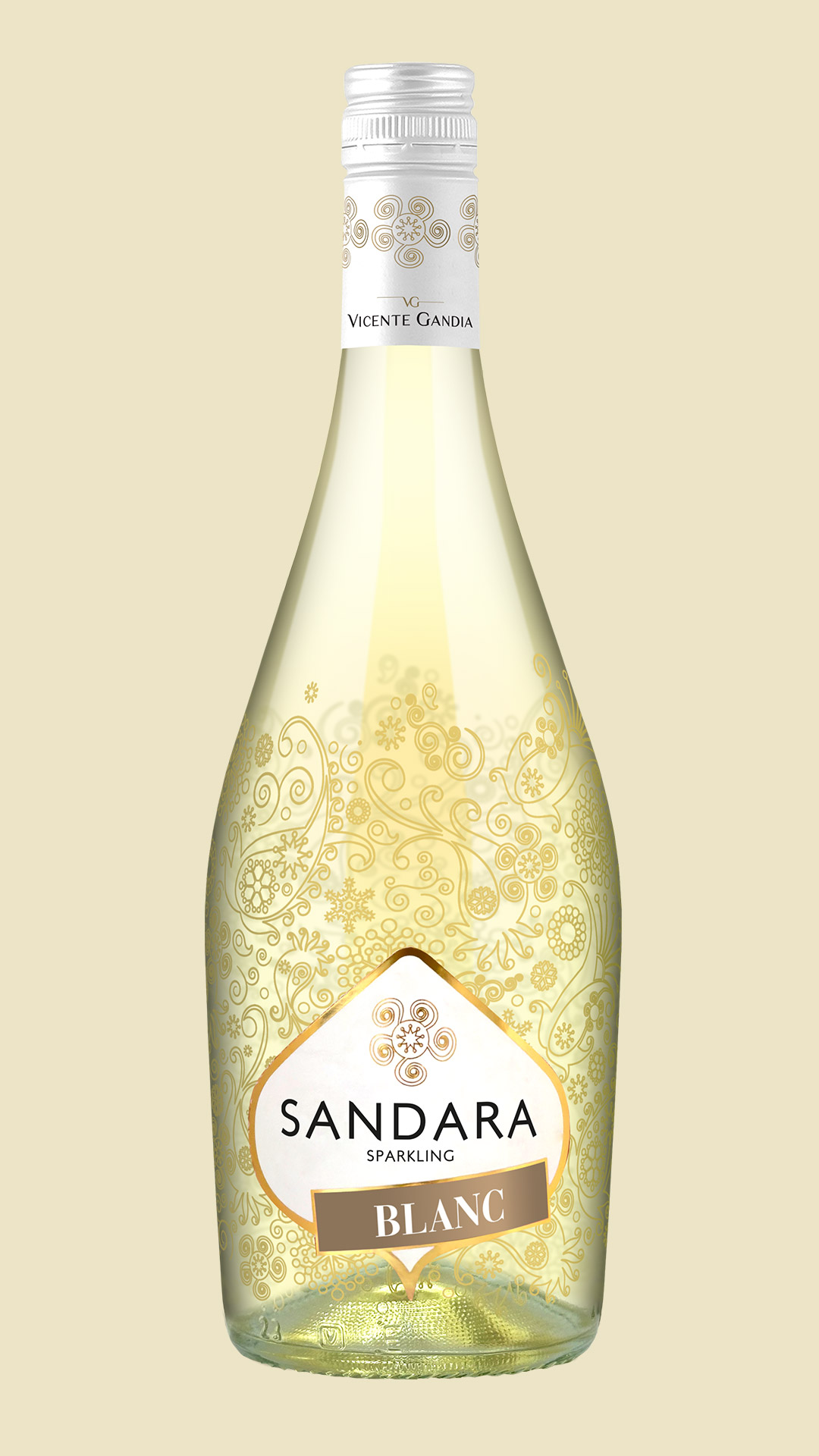 botella sandara blanco