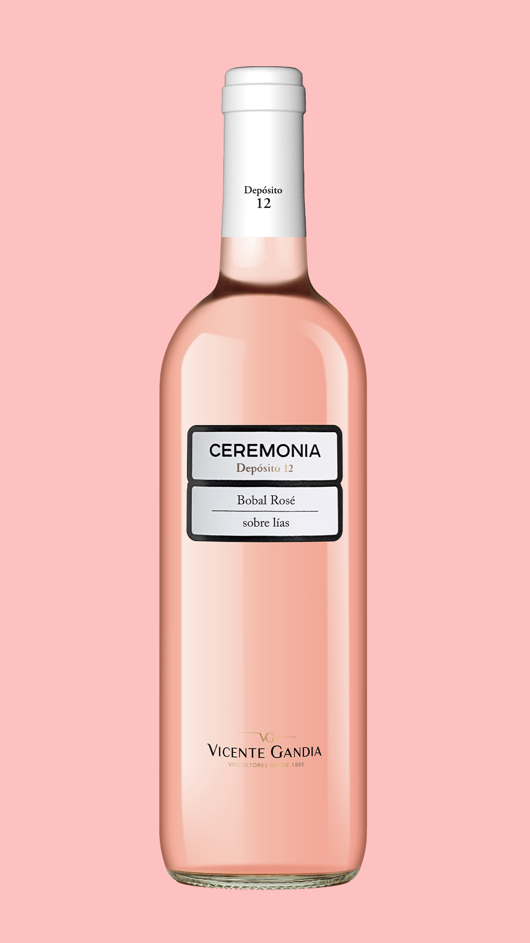 botella vino rosado ceremonia bobal rosé