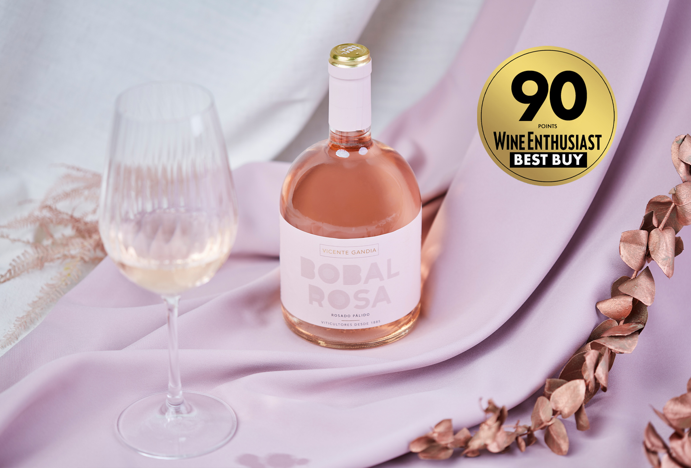 vicente gandia bobal rosa 90 puntos wine enthusiast
